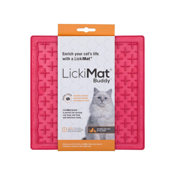 LickiMat Buddy pink for Cats