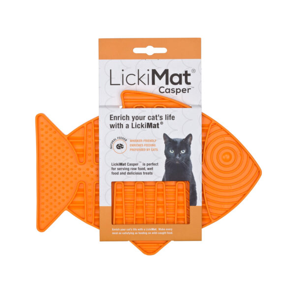 LickiMat Casper cat slow feeder