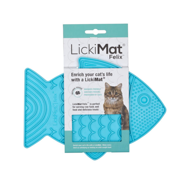 LickiMat Felix cat slow feeder