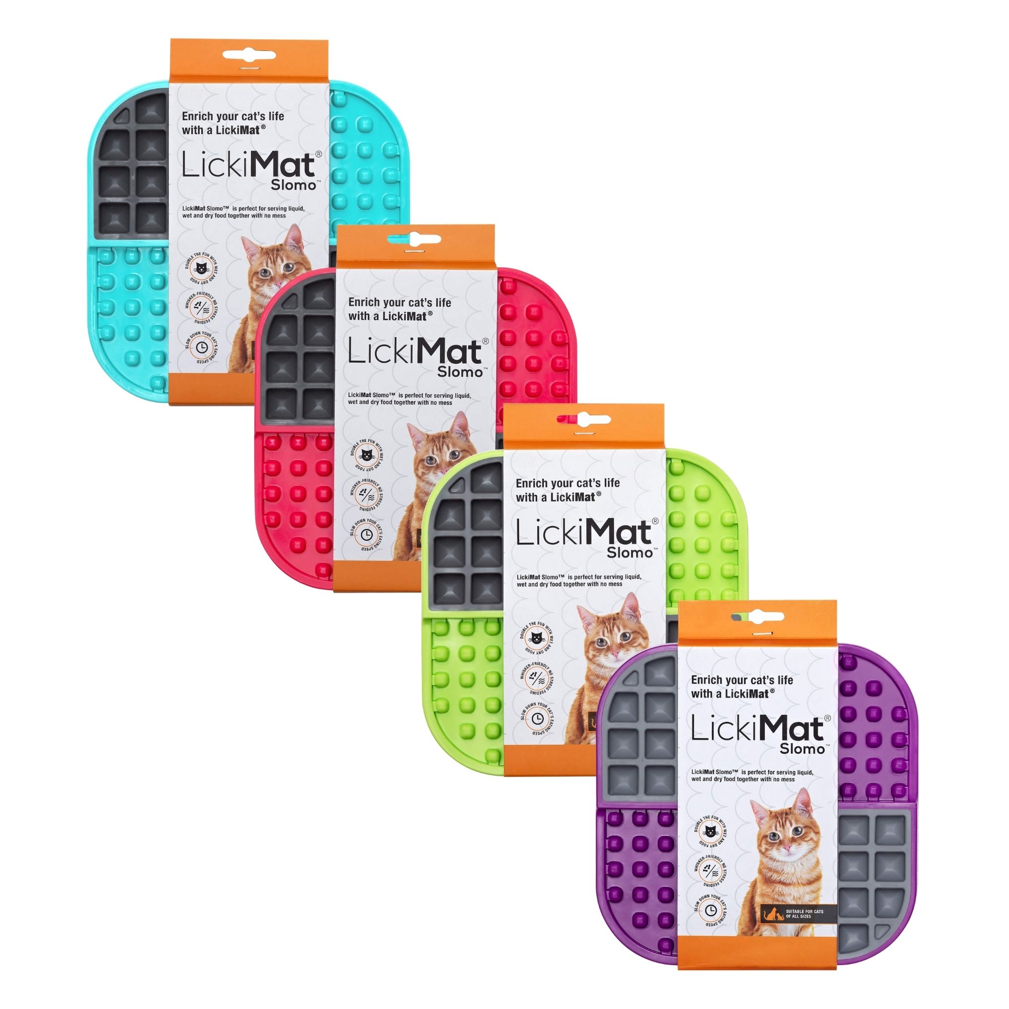 Innovative Pet Products Lickimat Felix Slow Feeder Mat for Cats